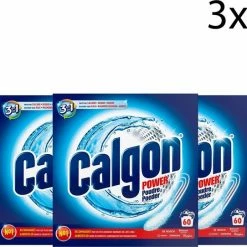 Calgon 3 In 1 Poeder Wasmachine Reiniger En Anti Kalk - 3 X 1,5kg - 3 X 60doseringen