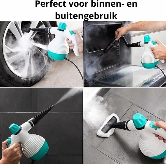 InnovaGoods - Stoomreiniger - 400ML - 2 In 1 - Wit 5 InnovaGoods - Stoomreiniger - 400ML - 2 In 1 - Wit - Afbeelding 3