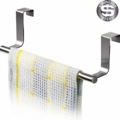 Tatkraft HORIZON - RVS Kastdeur Handdoekrek - Keukenkast Deur Handdoek/Vaatdoek Houder Rek Stang Hanger - Towel Rack Kast Deurhanger Deurhaak Keuken - 23CM - Set Van 2 Stuks 15 Tatkraft HORIZON - RVS Kastdeur Handdoekrek - Keukenkast Deur Handdoek/Vaatdoek Houder Rek Stang Hanger - Towel Rack Kast Deurhanger Deurhaak Keuken - 23CM - Set Van 2 Stuks -BISSELL-Winkel 550x543 4