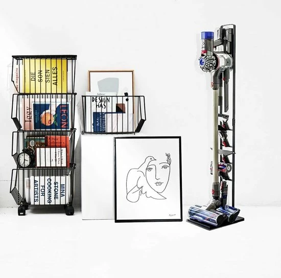 SensaHome - Stabiele Metalen Stofzuigerstandaard Voor Dyson & Dyson Handheld Met Ruimte Voor Draadloze Stofzuigeropzetstukken En Accessoires - Dyson 4 SensaHome - Stabiele Metalen Stofzuigerstandaard Voor Dyson & Dyson Handheld Met Ruimte Voor Draadloze Stofzuigeropzetstukken En Accessoires - Dyson - Afbeelding 2