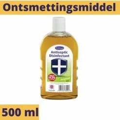 Dr.Johnson's Dr Johnson's Ontsmettingsmiddel - 500ml - Dettol Ontsmettingsmiddel Alternatief - Dettol Antiseptische Vloeistof - Dettol Ontsmetting Alternatief