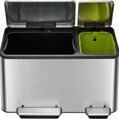 EKO EcoCasa Recycle Prullenbak - 30 + 15 L - Mat RVS 28 EKO EcoCasa Recycle Prullenbak - 30 + 15 L - Mat RVS -BISSELL-Winkel 550x546 11