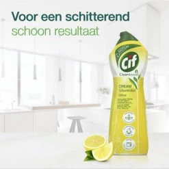 Cif CleanBoost Cream Citroen Schuurmiddel - 8 X 750 Ml - Voordeelverpakking -BISSELL-Winkel 550x549 32