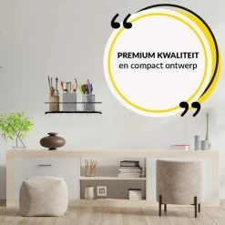 YORGS Kruidenrek Ophangbaar - Kruidenrekje Voor Potjes - Kruidenrekken Hangend 4 Stuks - Zwart - Inc Ophangmateriaal -BISSELL-Winkel 550x550 1008