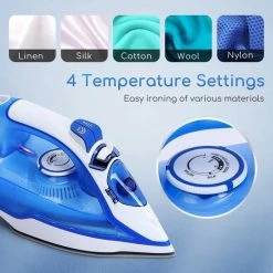 Aigostar Smooth 31RSN - Stoomstrijkijzer - 2400W - Blauw/Wit 13 Aigostar Smooth 31RSN - Stoomstrijkijzer - 2400W - Blauw/Wit -BISSELL-Winkel 550x550 1023