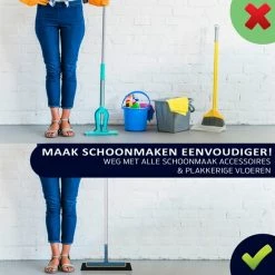 Taxtic® Vloerwisser – Vloertrekker Met Steel – Trekker Douche - Vloertrekker – Vloerwisser Badkamer – Trekker - Ophangstuk -BISSELL-Winkel 550x550 1037