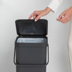 Brabantia Sort & Go Prullenbak - 40 L - Dark Grey -BISSELL-Winkel 550x550 1048