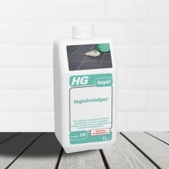 HG Tegelreiniger - 1L - Geconcentreerde Dweilreiniger - Voor Alle Soorten Ongeglazuurde, Keramische Tegelvloeren - Voor 40 Dweilbeurten