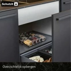 Schutzit - Kruidenrek Lade - Metaal - Zwart - 3 Lagen - Kruiden Organizer Liggend Ladeinzet 15 Schutzit - Kruidenrek Lade - Metaal - Zwart - 3 Lagen - Kruiden Organizer Liggend Ladeinzet -BISSELL-Winkel 550x550 1098