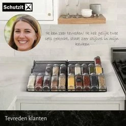 Schutzit - Kruidenrek Lade - Metaal - Zwart - 3 Lagen - Kruiden Organizer Liggend Ladeinzet 21 Schutzit - Kruidenrek Lade - Metaal - Zwart - 3 Lagen - Kruiden Organizer Liggend Ladeinzet -BISSELL-Winkel 550x550 1101