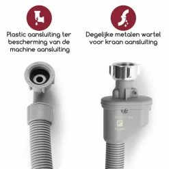 Fyveli Wasmachine Slang - 4 Meter - Aanvoerslang Met Waterslot En Roosterfilter - 3/4" Universeel -BISSELL-Winkel 550x550 231