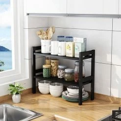 Sens Design Keuken Organizer - Keuken Accessoires - 2 Laags - Zwart -BISSELL-Winkel 550x550 235