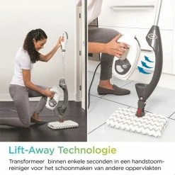 Shark S6005EU Stoomreiniger én Handstomer - Stoommop - Vlekkenreiniger - Steam Blaster - 2 Stoominstellingen - Inclusief Diverse Opzetstukken -BISSELL-Winkel 550x550 252