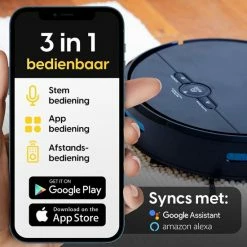 Clean Golden® Robotstofzuiger Met Dweilfunctie – Draadloze Stofzuiger Met Laadstation – Automatische Stofzuiger & Dweilrobot -BISSELL-Winkel 550x550 316