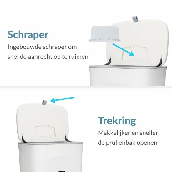 Mr. Green Mind 9L Prullenbak – Hangen Of Staan – Aanrecht Afvalbakje – GFT Afvalbak – Wit - Goed Sluitende Deksel - Geen Geur En Fruitvliegen - Afvalscheiding 6 Mr. Green Mind 9L Prullenbak – Hangen Of Staan – Aanrecht Afvalbakje – GFT Afvalbak – Wit - Goed Sluitende Deksel - Geen Geur En Fruitvliegen - Afvalscheiding - Afbeelding 4