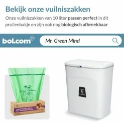 Mr. Green Mind 9L Prullenbak – Hangen Of Staan – Aanrecht Afvalbakje – GFT Afvalbak – Wit - Goed Sluitende Deksel - Geen Geur En Fruitvliegen - Afvalscheiding 16 Mr. Green Mind 9L Prullenbak – Hangen Of Staan – Aanrecht Afvalbakje – GFT Afvalbak – Wit - Goed Sluitende Deksel - Geen Geur En Fruitvliegen - Afvalscheiding -BISSELL-Winkel 550x550 326