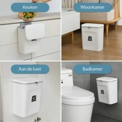 Mr. Green Mind 9L Prullenbak – Hangen Of Staan – Aanrecht Afvalbakje – GFT Afvalbak – Wit - Goed Sluitende Deksel - Geen Geur En Fruitvliegen - Afvalscheiding 19 Mr. Green Mind 9L Prullenbak – Hangen Of Staan – Aanrecht Afvalbakje – GFT Afvalbak – Wit - Goed Sluitende Deksel - Geen Geur En Fruitvliegen - Afvalscheiding -BISSELL-Winkel 550x550 329