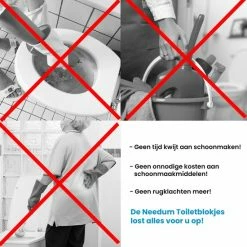 Needum Toiletblokjes Voor Inbouwreservoirs - WC Blokjes - Toiletblokken In Een Voordeelverpakking - 12 Stuks -BISSELL-Winkel 550x550 333