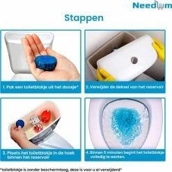 Needum Toiletblokjes Voor Inbouwreservoirs - WC Blokjes - Toiletblokken In Een Voordeelverpakking - 12 Stuks -BISSELL-Winkel 550x550 334