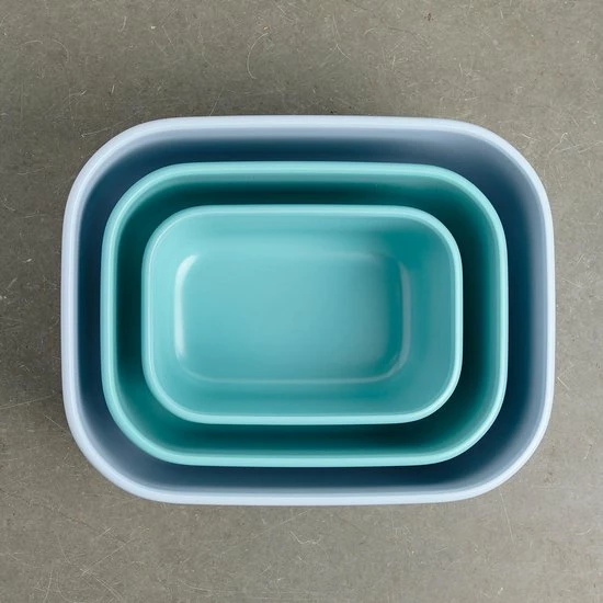 Mepal - Multikom Cirqula Rechthoekig 3-delige Set (500+1000+2000) - Mag In De Vriezer, Magnetron En Vaatwasser – Nordic Green – Meal Prep Bakjes - Bewaardozen Met Deksel 8 Mepal - Multikom Cirqula Rechthoekig 3-delige Set (500+1000+2000) - Mag In De Vriezer, Magnetron En Vaatwasser – Nordic Green – Meal Prep Bakjes - Bewaardozen Met Deksel - Afbeelding 6