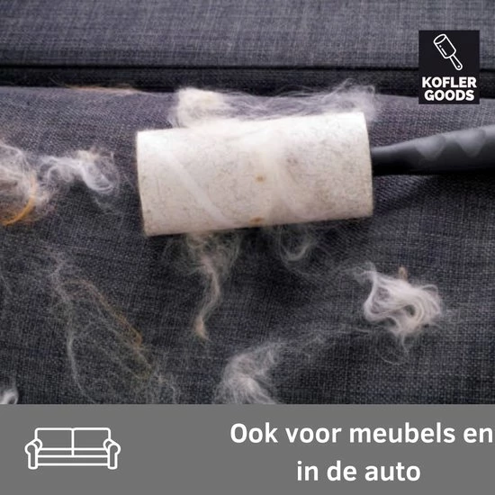 Koflergoods - Kledingroller - Kleefroller - Set Van 6 Stuks - Plakroller - Stofroller - Pluisroller - Haren Opruimen - Stof Verwijderen 5 Koflergoods - Kledingroller - Kleefroller - Set Van 6 Stuks - Plakroller - Stofroller - Pluisroller - Haren Opruimen - Stof Verwijderen - Afbeelding 3