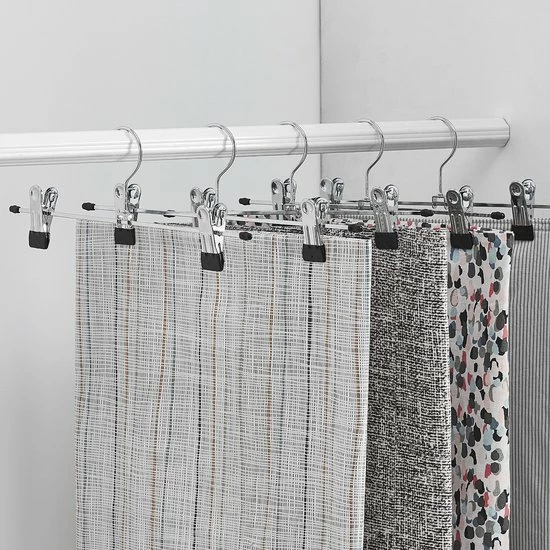 ACAZA Antislip Broekhangers Met Knijpers Voor Heren Of Dames - 30 Stuks Kleding Hangers Met Klemmen - Broek En Rok Houder - 31cm 7 ACAZA Antislip Broekhangers Met Knijpers Voor Heren Of Dames - 30 Stuks Kleding Hangers Met Klemmen - Broek En Rok Houder - 31cm - Afbeelding 5