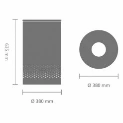 Brabantia Wasmand - 60 L - Matt Steel Met Kunststof Deksel -BISSELL-Winkel 550x550 44