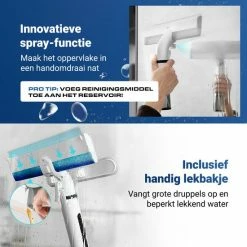 Techweise 4-in-1 Raamwisser Met Telescoopsteel En Spray-functie - 110cm - Ramenwasser - Ramenwisser -BISSELL-Winkel 550x550 445