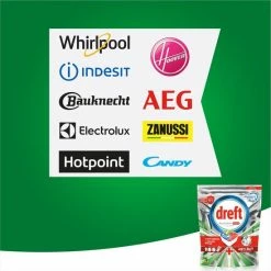 Dreft Platinum Plus Vaatwastabletten - Voordeelverpakking 4x39 Stuks -BISSELL-Winkel 550x550 470