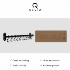 QUVIO Muurbeugel Met Haken Voor In De Keuken / Om Spatels, Soeplepels Of Messen Aan Te Hangen / Handdoekenrek / Ophangrek / Ophanghaken / Wandhaken - Zwart 12 QUVIO Muurbeugel Met Haken Voor In De Keuken / Om Spatels, Soeplepels Of Messen Aan Te Hangen / Handdoekenrek / Ophangrek / Ophanghaken / Wandhaken - Zwart -BISSELL-Winkel 550x550 477