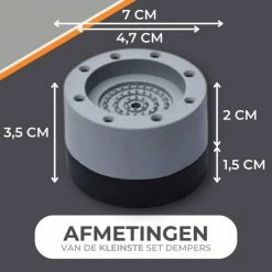 Keufens Trillingsdempers Wasmachine | 4 Stuks | 3,5 Cm | Wasmachine Verhoger | Geluidsdempers Droger | Schokdempers Wasmachine | Anti-slip | Anti Vibratie Pads | Multifunctioneel | Vibratiedempers 13 Keufens Trillingsdempers Wasmachine | 4 Stuks | 3,5 Cm | Wasmachine Verhoger | Geluidsdempers Droger | Schokdempers Wasmachine | Anti-slip | Anti Vibratie Pads | Multifunctioneel | Vibratiedempers -BISSELL-Winkel 550x550 492