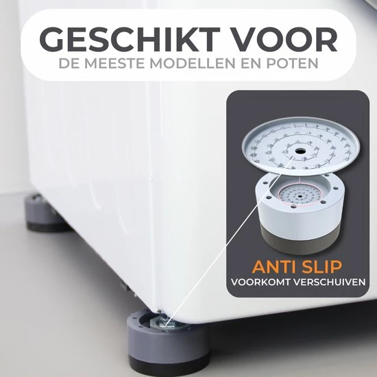 Keufens Trillingsdempers Wasmachine | 4 Stuks | 3,5 Cm | Wasmachine Verhoger | Geluidsdempers Droger | Schokdempers Wasmachine | Anti-slip | Anti Vibratie Pads | Multifunctioneel | Vibratiedempers 7 Keufens Trillingsdempers Wasmachine | 4 Stuks | 3,5 Cm | Wasmachine Verhoger | Geluidsdempers Droger | Schokdempers Wasmachine | Anti-slip | Anti Vibratie Pads | Multifunctioneel | Vibratiedempers - Afbeelding 5