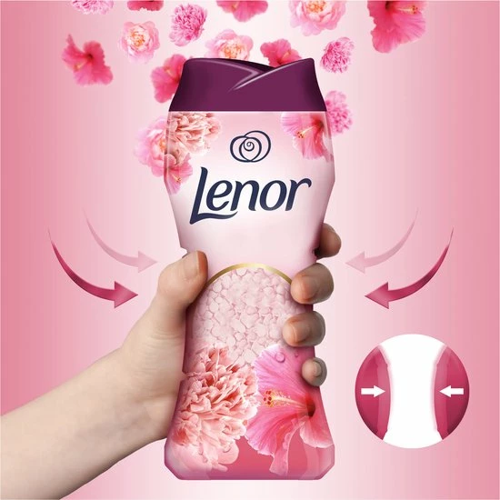 Lenor Pioenroos En Hibiscus Parels - In-Wash Geurbooster - Voordeelverpakking 6 X 15 Wasbeurten 9 Lenor Pioenroos En Hibiscus Parels - In-Wash Geurbooster - Voordeelverpakking 6 X 15 Wasbeurten - Afbeelding 7
