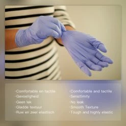 IVROU® Nitril Handschoenen - 100 Stuks Wegwerp Handschoenen - Poeder Vrij, Latex Vrij - Maat: M - Violet Blauw -BISSELL-Winkel 550x550 518