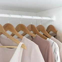 LifeGoods Kledinghangers - 30 Stuks - Broeklat - Hout - Lichtbruin -BISSELL-Winkel 550x550 546