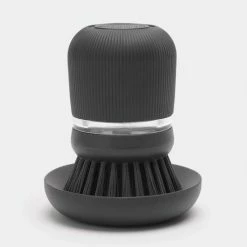 Brabantia Sink Side Afwasborstel - Met Zeepdispenser- Dark Grey -BISSELL-Winkel 550x550 55