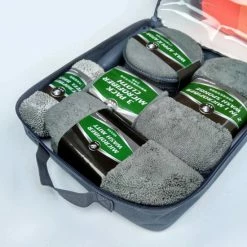 Preventa B.V. Auto Was Set | 9 Stuks | Care Cleaning Tool | Auto Wassen | Microfiber | Handdoek | Wassen | Handschoenen | Borstel | Spons