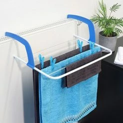 Merkloos Wasrek / Droogrek Voor Aan Verwarming / Bad / Deur 51 Cm - Wasrekken - Wassen/kleding Drogen - Droogrekken - Waslijnen -BISSELL-Winkel 550x550 582