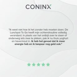 Coninx Yoghurtbeker To Go - Muesli Beker To Go - Lunchbeker - Mueslibeker 640ml (450ml+190ml) - Bruin -BISSELL-Winkel 550x550 602