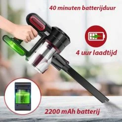 Merkloos Accu-stofzuiger D1X - 4-in-1 Steelstofzuiger En Kruimeldief - Draadloze Stofzuiger - 160W - 2 Kracht Standen - Snoerloos - Zakloos - Oplaadbaar - Inclusief Wand Bevestiging -BISSELL-Winkel 550x550 62