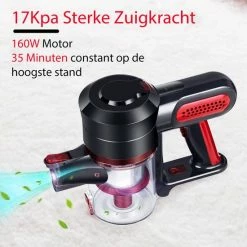 Merkloos Accu-stofzuiger D1X - 4-in-1 Steelstofzuiger En Kruimeldief - Draadloze Stofzuiger - 160W - 2 Kracht Standen - Snoerloos - Zakloos - Oplaadbaar - Inclusief Wand Bevestiging -BISSELL-Winkel 550x550 63