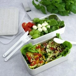 Homra Lunchbox DUALO Stripes - 2 Laags Broodtrommel - 2 Compartimenten - Lunch To Go - Duurzaam Kunststof - BPA Vrij - Lunchtrommel - Inclusief Bestek - Magnetronbestendig - Diepvriesbestendig - Vaatwasser Veilig 23 Homra Lunchbox DUALO Stripes - 2 Laags Broodtrommel - 2 Compartimenten - Lunch To Go - Duurzaam Kunststof - BPA Vrij - Lunchtrommel - Inclusief Bestek - Magnetronbestendig - Diepvriesbestendig - Vaatwasser Veilig -BISSELL-Winkel 550x550 642