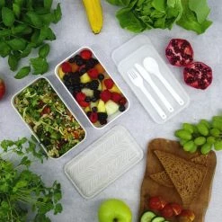 Homra Lunchbox DUALO Stripes - 2 Laags Broodtrommel - 2 Compartimenten - Lunch To Go - Duurzaam Kunststof - BPA Vrij - Lunchtrommel - Inclusief Bestek - Magnetronbestendig - Diepvriesbestendig - Vaatwasser Veilig 36 Homra Lunchbox DUALO Stripes - 2 Laags Broodtrommel - 2 Compartimenten - Lunch To Go - Duurzaam Kunststof - BPA Vrij - Lunchtrommel - Inclusief Bestek - Magnetronbestendig - Diepvriesbestendig - Vaatwasser Veilig -BISSELL-Winkel 550x550 643