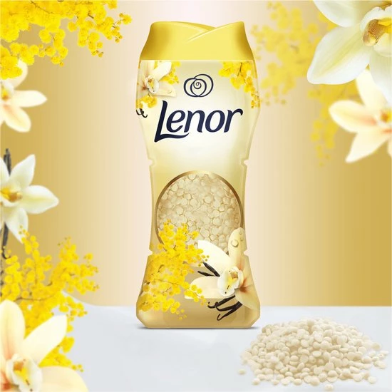 Lenor Vanille En Mimosabloesem Parels - In-Wash Geurbooster - Voordeelverpakking 6 X 15 Wasbeurten 5 Lenor Vanille En Mimosabloesem Parels - In-Wash Geurbooster - Voordeelverpakking 6 X 15 Wasbeurten - Afbeelding 3