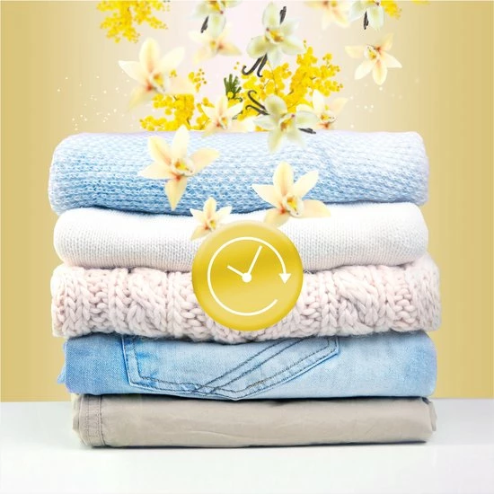 Lenor Vanille En Mimosabloesem Parels - In-Wash Geurbooster - Voordeelverpakking 6 X 15 Wasbeurten 7 Lenor Vanille En Mimosabloesem Parels - In-Wash Geurbooster - Voordeelverpakking 6 X 15 Wasbeurten - Afbeelding 5