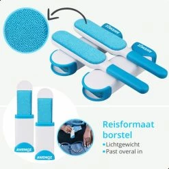 AWEMOZ Pluizenverwijderaar 4 Stuks - Pluizenborstel - Ontpluizer - Kledingroller – Pluizenroller - Kleefroller - Kledingborstel 16 AWEMOZ Pluizenverwijderaar 4 Stuks - Pluizenborstel - Ontpluizer - Kledingroller – Pluizenroller - Kleefroller - Kledingborstel -BISSELL-Winkel 550x550 675