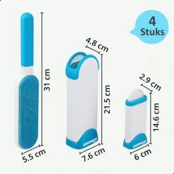 AWEMOZ Pluizenverwijderaar 4 Stuks - Pluizenborstel - Ontpluizer - Kledingroller – Pluizenroller - Kleefroller - Kledingborstel 17 AWEMOZ Pluizenverwijderaar 4 Stuks - Pluizenborstel - Ontpluizer - Kledingroller – Pluizenroller - Kleefroller - Kledingborstel -BISSELL-Winkel 550x550 676