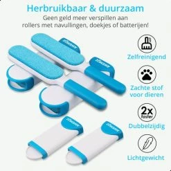 AWEMOZ Pluizenverwijderaar 4 Stuks - Pluizenborstel - Ontpluizer - Kledingroller – Pluizenroller - Kleefroller - Kledingborstel 18 AWEMOZ Pluizenverwijderaar 4 Stuks - Pluizenborstel - Ontpluizer - Kledingroller – Pluizenroller - Kleefroller - Kledingborstel -BISSELL-Winkel 550x550 677
