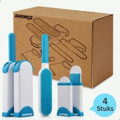AWEMOZ Pluizenverwijderaar 4 Stuks - Pluizenborstel - Ontpluizer - Kledingroller – Pluizenroller - Kleefroller - Kledingborstel 19 AWEMOZ Pluizenverwijderaar 4 Stuks - Pluizenborstel - Ontpluizer - Kledingroller – Pluizenroller - Kleefroller - Kledingborstel -BISSELL-Winkel 550x550 678