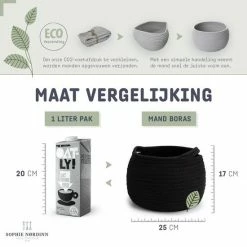 Sophie Nørdinn Mand Van Sophie Nordinn® - Opbergmand Boras (Zwart) - Mandjes Opbergen - Milieuvriendelijk Manden - Katoen 9 Sophie Nørdinn Mand Van Sophie Nordinn® - Opbergmand Boras (Zwart) - Mandjes Opbergen - Milieuvriendelijk Manden - Katoen -BISSELL-Winkel 550x550 701